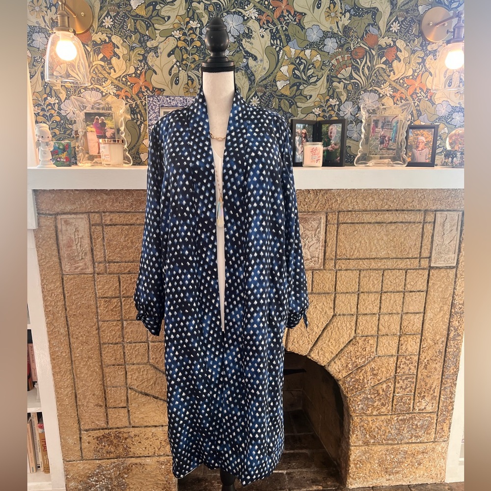15. NWOT CHICO’s Reversible Floral Daydream Duster - Picture 7 of 15